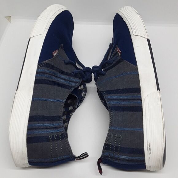 Ben Sherman Bristol Oxford Canvas Men's Shoes Blue Color Size 11 - Picture 5 of 10